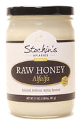 Stockin's Apiaries Raw Alfalfa Honey Unheated Unfiltered &amp Nutritious 17 Oz.