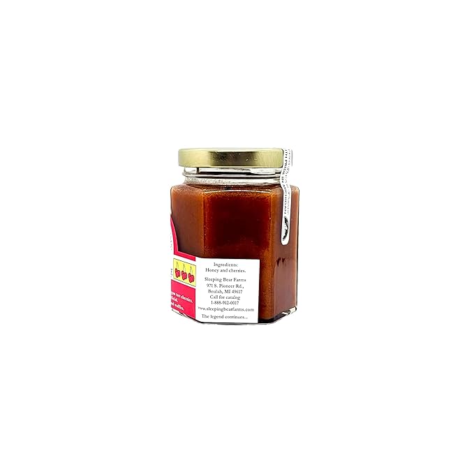 Creamed Cherry Honey Creme 8 oz. Jar - Case of 12