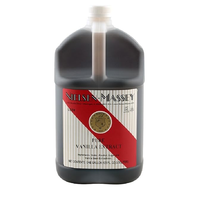 Nielsen-Massey Pure Vanilla Extract for Baking and Cooking 1 Gallon