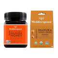 Bundle - Wedderspoon Raw Premium Manuka Honey KFactor 16 (35.2 Oz) and Manuka Honey Drops Honey &amp Echinacea (4 Oz)