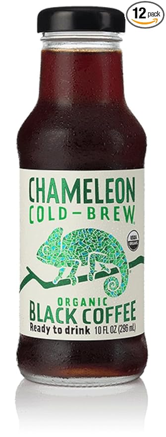 Chameleon Cold Brew Black Coffee 10 Ounce (Pack of 12)