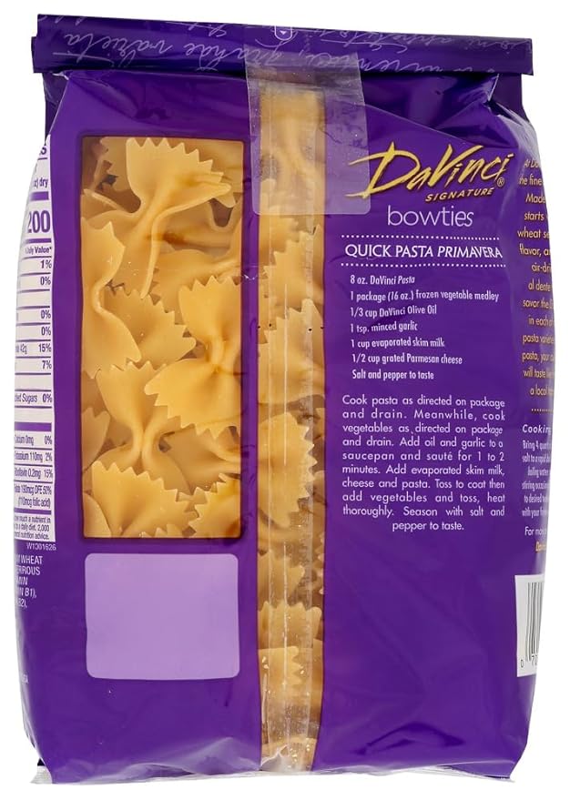 DAVINCI PASTA BOWTIES 16 OZ