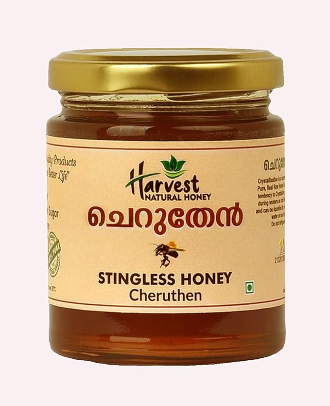 SHN Natural Stingless Bee Honey - 100% Natural Organic product from Western Ghats of Kerala - 250 G