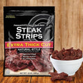 Kirklant Premium Extra Thick Steak Strips 12 oz – High Protein Ready to Eat Gluten Free