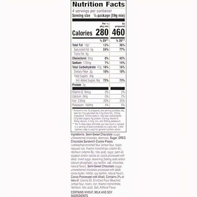 Betty Crocker Oreo Lava Cake Mix 8.3 oz (Pack of 12)