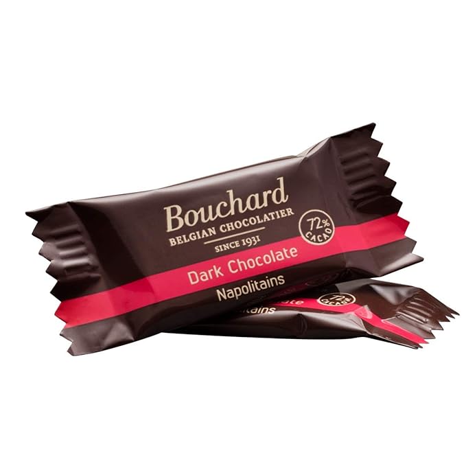 Bouchard Premium Belgian Dark Chocolate with 72% Cacao | Individually Wrapped Pieces (1 LB)