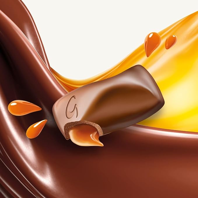 Galaxy Caramel Chocolate Block - 135g - Pack of 4 (135g x 4)