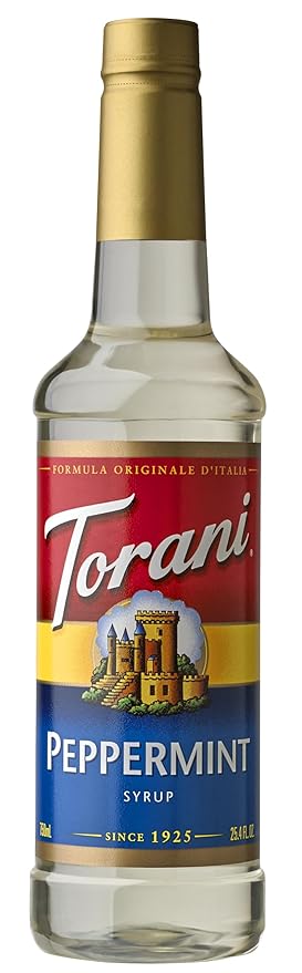 Torani Syrup Peppermint 25.4 Ounces (Pack of 4)