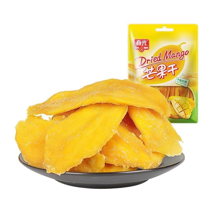 Premium Mango Dried Fruit 400g (80g x 5 Packs) Natural Sweet &amp Chewy No Artificial Additives Gluten-Free Snacking for Baking &amp Travel