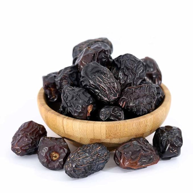 Premium Ajwa Dates - 2.2 lb | Gluten-Free Non-GMO | Authentic Madina Saudi Arabia Dates | Naturally Sweet No Added Sugar | Perfect for Snacking Baking and Cooking