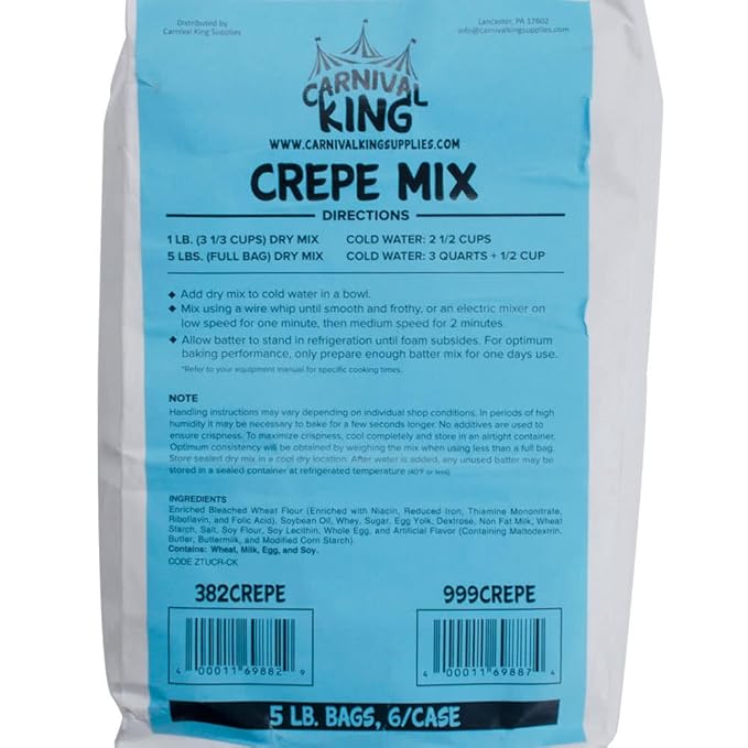 TableTop King Crepe Mix 5 lb. Bag - 6/Case