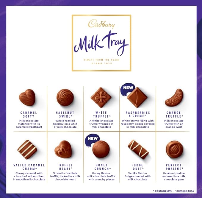 Cadbury Milk Tray 445g ( Pack of 1)