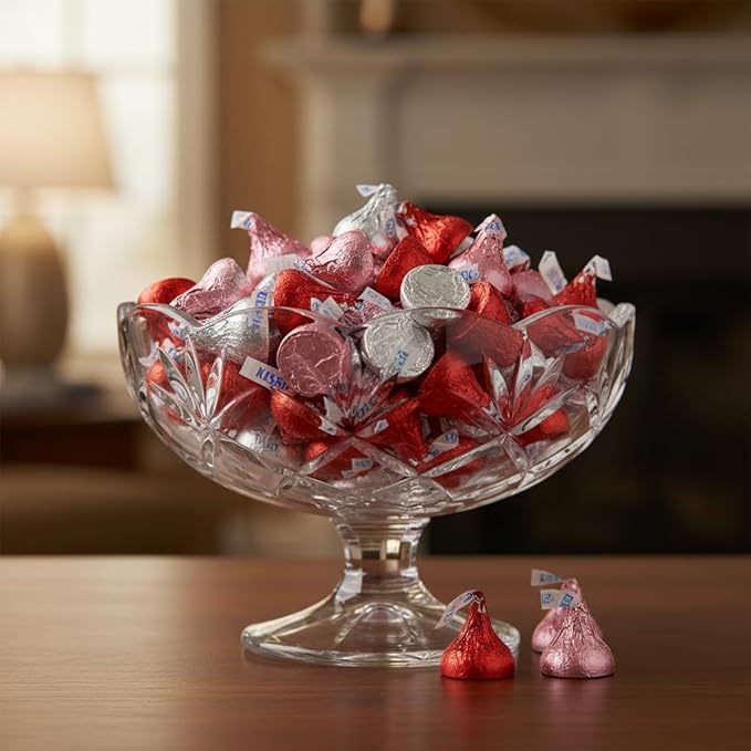 Valentines Day Kisses Candy Bulk 2lb – Valentines Candy Individually Wrapped Kisses Milk Chocolate for Valentines Gifts Party Favors Classroom Exchange &amp Sharing – Bulk Valentines Day Chocolate