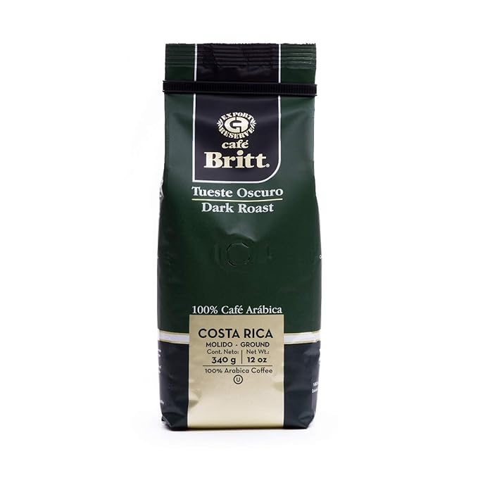 Café Britt® - Costa Rican Blends Mixed Bundle Coffee (12 oz.) (3-Pack) - Ground Arabica Coffee Kosher Gluten Free 100% Gourmet &amp Light Medium Dark &amp Dark Roast
