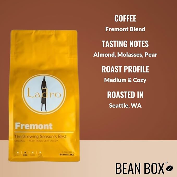 Bean Box Sampler - Roasted by Ladro Roasting 2-Pack Whole Bean Coffee Gourmet Coffee
