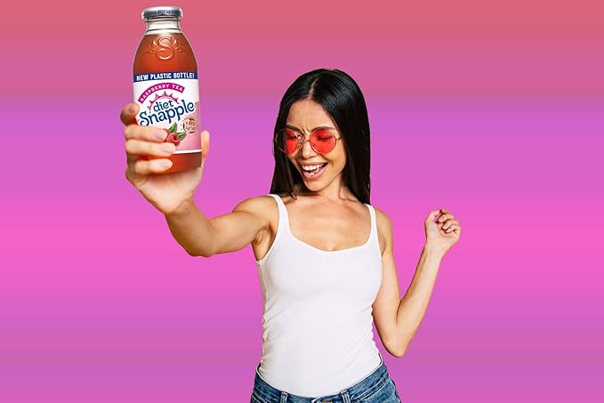 Diet Snapple - Diet Raspberry Tea - 16 oz (9 Plastic Bottles)