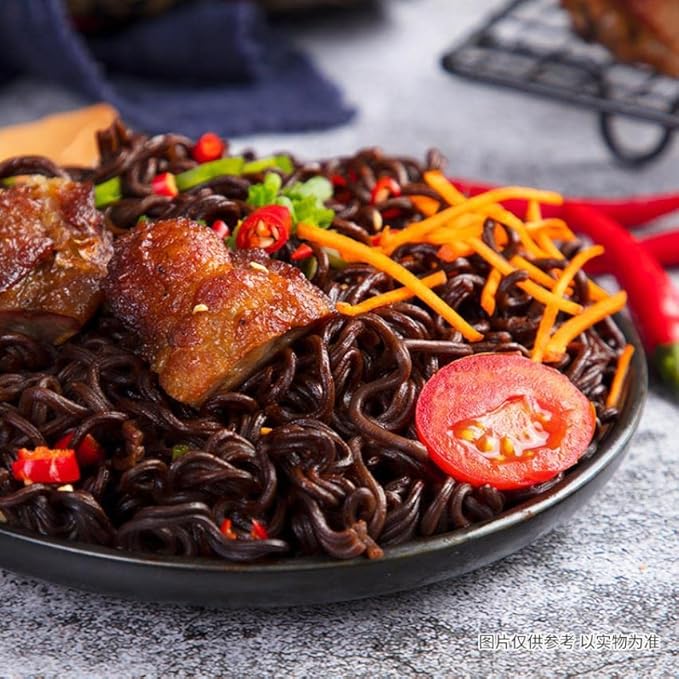 Super spicy Gui Jiao Noodles Ghost Pepper Noodles Hot &amp Spicy Packaging black noodle Dry mixed noodles Instant Quick noodles Spicy Hot Ramen (12 pack)