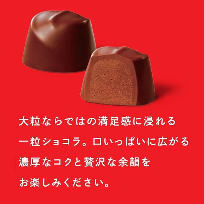 Lotte Large Ghana Chocolate with Large Pieces 9 pieces (Pack of 2) Otsubu de Ajiwau Chocolate Sweets Snack MADE IN JAPAN