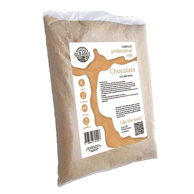 ALDKitchen Belgian Waffle Mix | Soy free | Nut free | Dough Mix for Egg Waffles (Chocolate 30 Pound (Pack of 1))