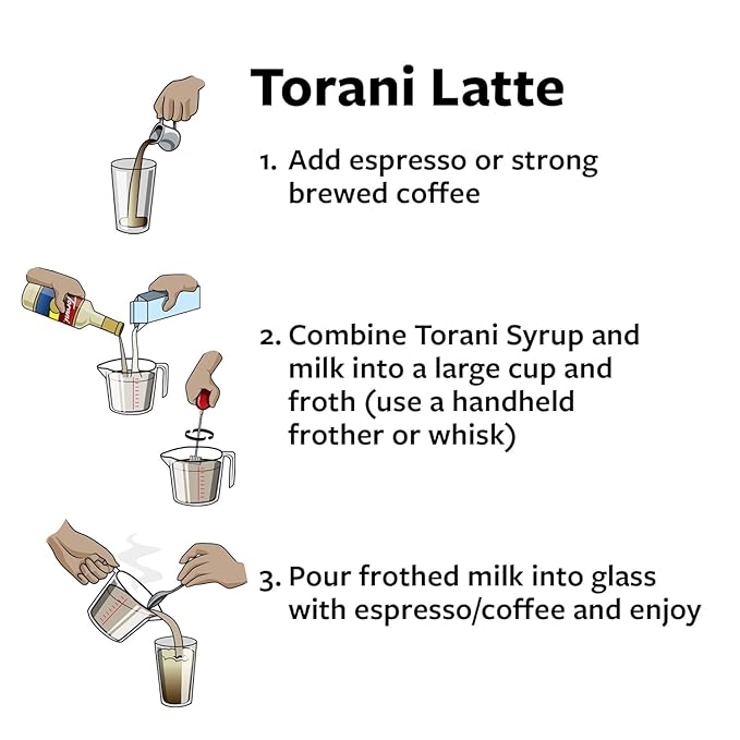 Torani Puremade Coconut Flavored Drink Syrup 25.4 fl oz (Pack of 4)