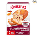 Krusteaz Cranberry Orange Quick Bread Mix Made with Real Cranberries &amp Orange Zest 18.6 oz Boxes (Pack of 12)