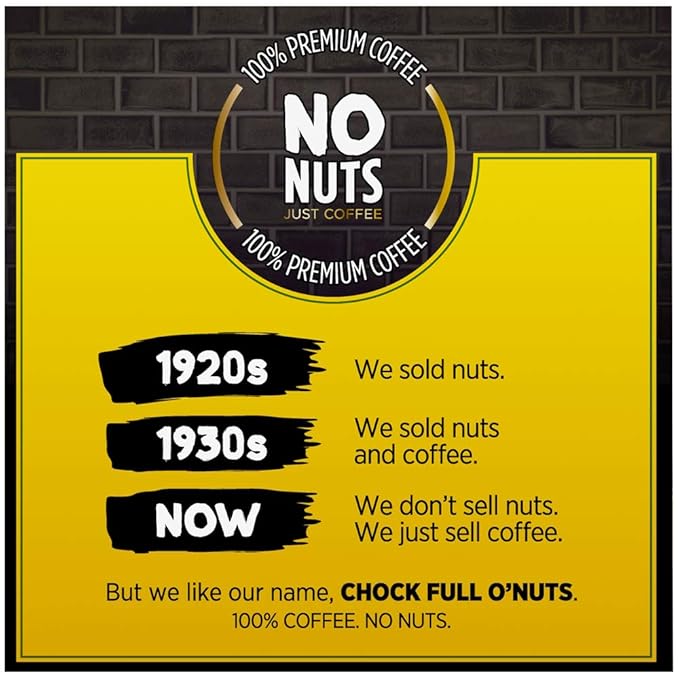 Chock Full o’Nuts Donut Shop Medium Roast K-Cups – Compatible with Keurig Pods K-Cup Brewers (4 Packs of 12 Single-Serve Cups)
