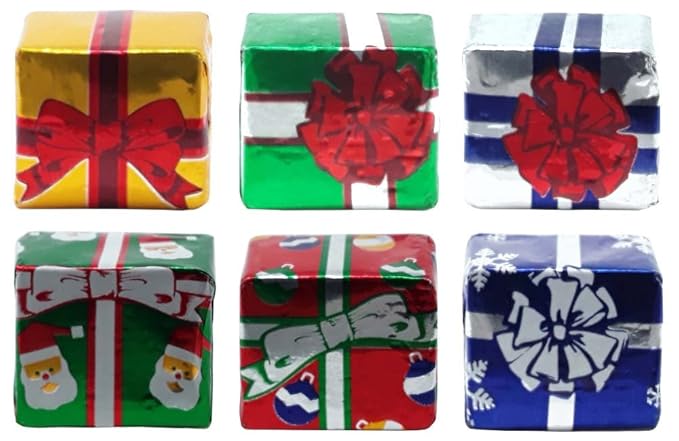 Madelaine Milk Chocolate Christmas Presents – Individually Wrapped Holiday Chocolates for Kids – Christmas Candy Stocking Stuffers &amp Holiday Gift Basket Treats – 12 oz Bag (Approx. 36 Pieces)