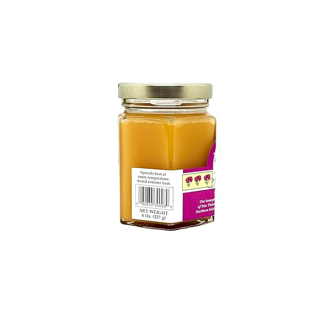 Star Thistle Honey Creme 8 oz. Jar - Case of 12