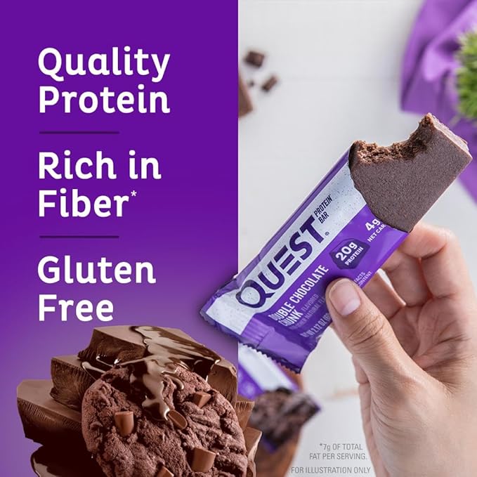 Quest Protein Bars &amp Frosted Cookies Bundle Chocolate High Protein Gluten Free