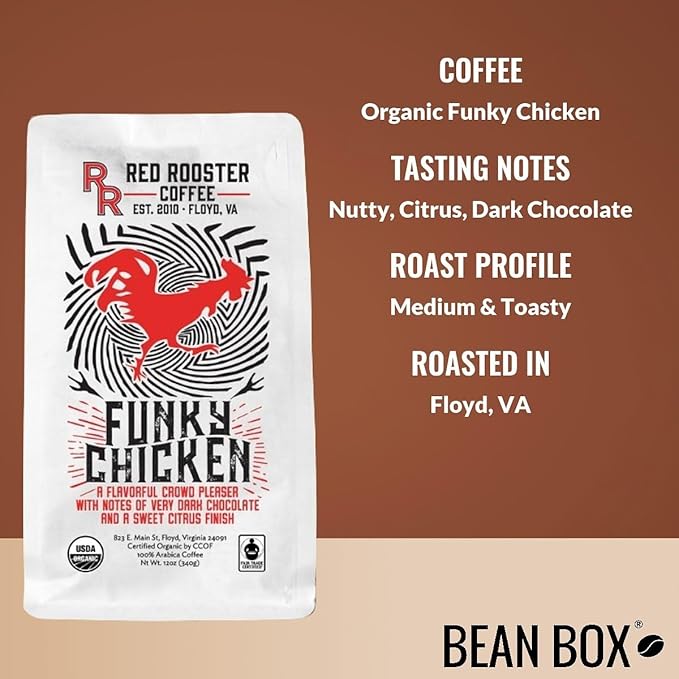 Bean Box Sampler - Roasted by Red Rooster 2-Pack Freshly Ground Coffee Gourmet Coffee
