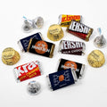 110 Pcs Basketball Party Candy Favors Chocolate Mix Let the Madness Begin (1.62 lbs Approx. 110 Pcs) - Navy Blue