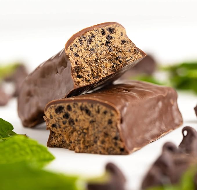 PROBAR Protein Bar Mint Chocolate &amp Peanut Butter Chocolate Gluten-Free Non-GMO Plant-Based (12 Count Each)