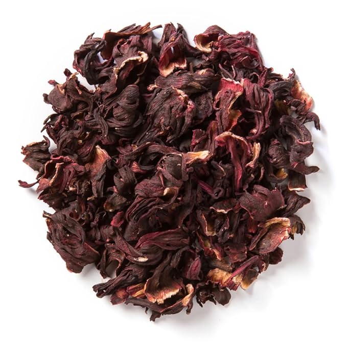Davidson's Tea Bulk Herb Pure Org Hibiscus Flowers 16-Ounce Bag