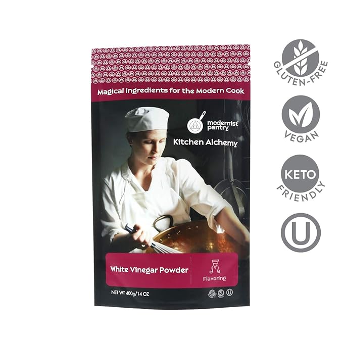 Distilled White Vinegar Powder Gluten-Free Vegan OU Kosher Certified - 400g/14oz