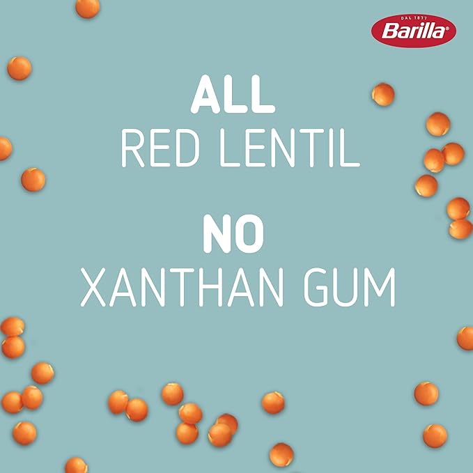 Barilla Red Lentil Penne Pasta 8.8 oz (Pack of 10) - Gluten Free Non GMO &amp Kosher - Plant Based Protein