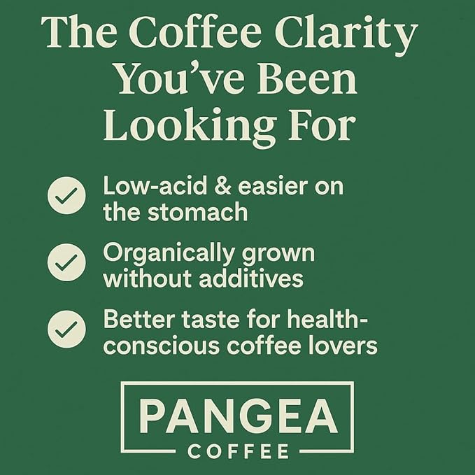 Pangea Coffee – Bold Respect Dark Roast Whole Bean Coffee – 3 Pack (10oz Bags) – Low Acid Organic Allergen-Free Small Batch Roasted