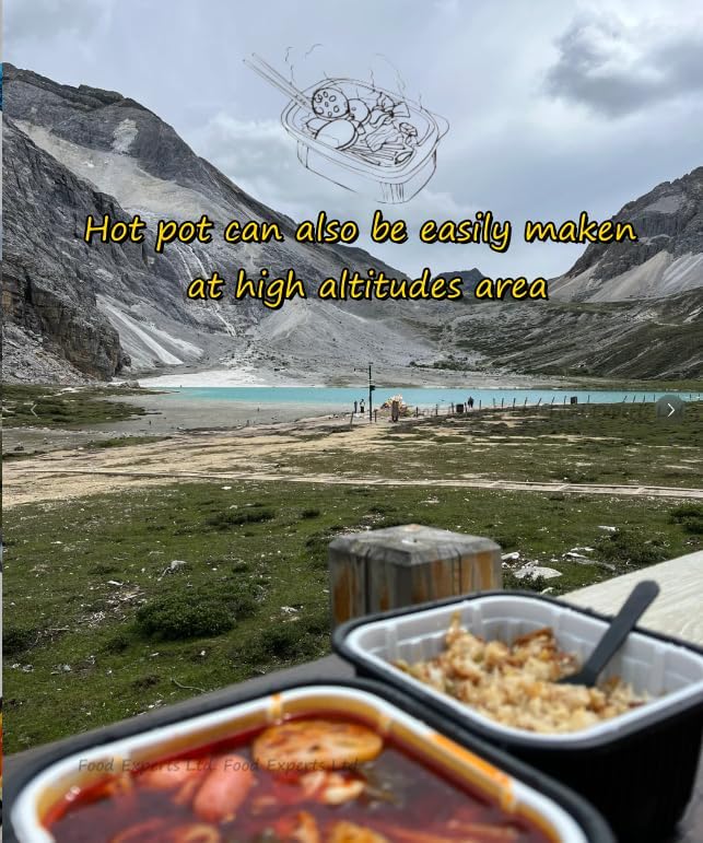 Moxiaoxian Self Heating Hot Pot Noodles no Electric Quick Self Cooking Spicy soup base 2 boxes