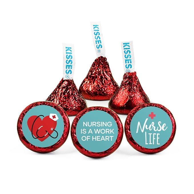 85 Pcs Nurses Week Candy Thank You Kisses Chocolate - Nurse Appreciation Week Gifts