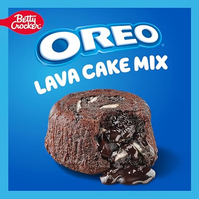 Betty Crocker Oreo Lava Cake Mix 8.3 oz (Pack of 6)