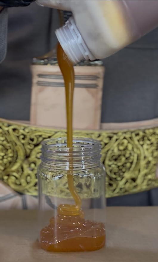 Raw Royal Honey (Authentic Yemen Douani Sidr Honey) Gluten Free Non GMO 100% Natural Raw (500g / 17.6oz) عسل دوعاني ملكي طبيعي سدر