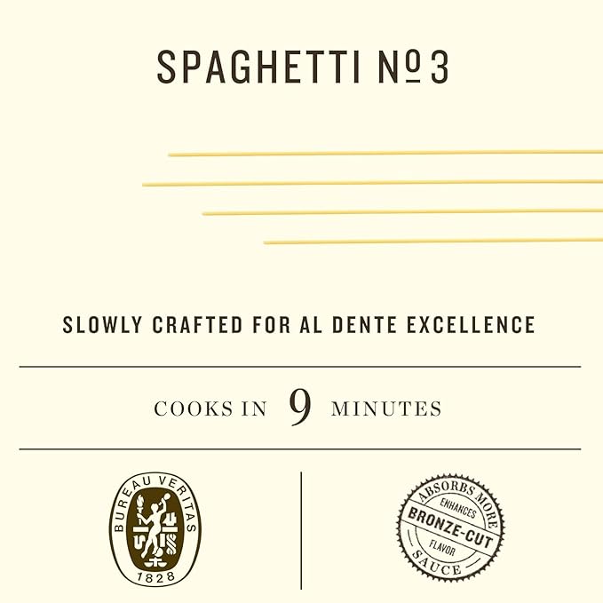Rummo Spaghetti Pasta N.3 - Spaghetti Pasta Noodles Durum Wheat Pasta Thin Spaghetti Noodles Italian Pasta Dry Pasta - 16 Ounce (Pack of 18)