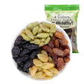4-in-1 Colorful Seedless Raisins - Individually Wrapped Snack Packs With 4 Flavors No Mess Perfect For Baking &amp On-the-Go(9g*80 packs.)