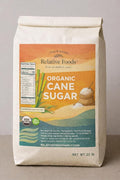 Organic Cane Sugar Crystals (25lb sugar packet) - Preservative &amp bone-char free vegan food sugar substitute gluten free Non-GMO fine natural sugar sweetener for cooking beverages &amp more