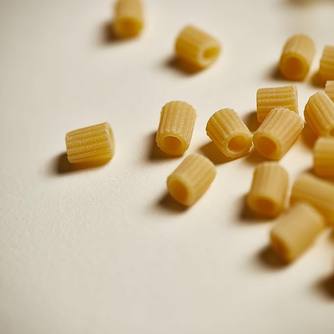 Rummo Tubetti Rigati Pasta N.72 - Tubettini Pasta Ditalini Pasta Noodles Short Cut Pasta Durum Wheat Pasta from Italy - 16 Ounce (Pack of 3)