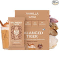 Functional Mushroom Vegan Protein Bars | Made in USA | Full Dose Lions Mane Shitake Reishi &amp Maitake Bars | Plant Protein Bars w/Adaptogens &amp Superfoods | Vanilla Chai Flavor