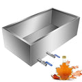 Maple Syrup Evaporator Pan Stainless Steel Maple Syrup Boiling Pan with Valve and Thermometer Sap Evaporator for Boiling Maple Syrup 36 x 24 x 9.5 Inch