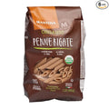 Mantova Italian Organic Whole Wheat Penne Rigate Pasta 100% Durum Semolina Organic Penne - 16 Oz (Pack Of 6) - Product Of Italy