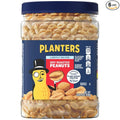 PLANTERS Peanuts Lightly Salted Peanuts Dry Roasted Snacks for Adults (6 ct Pack 2.2 lb Containers)