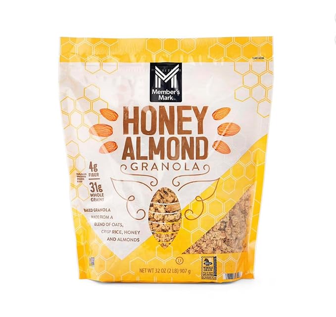Honey Almond Granola (4 lb)(2 pack 8lbs totals)