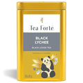 Tea Forte Black Lychee Premium Loose Leaf Caffeinated Black Tea Blend Blend Canister Makes 35-50 Cups